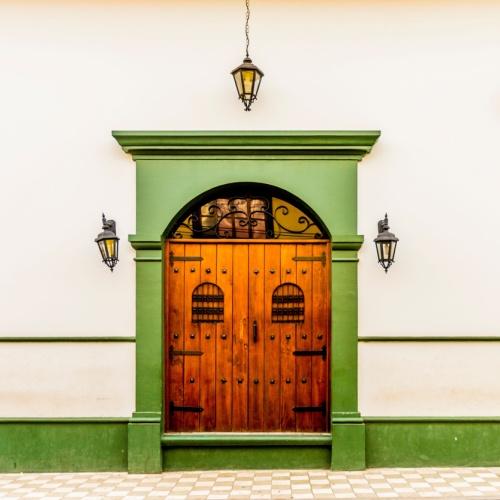 Typisch gebouw in Léon