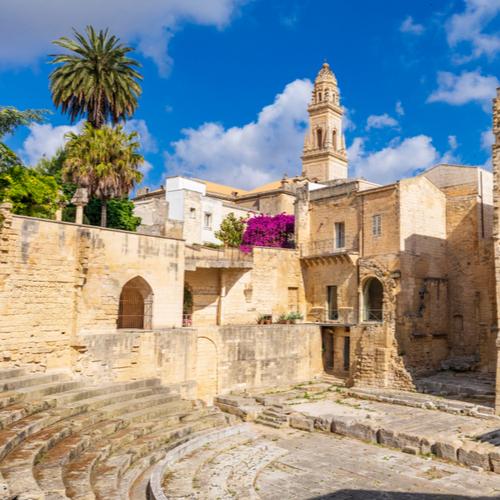 Het Romeinse amfitheater in Lecce