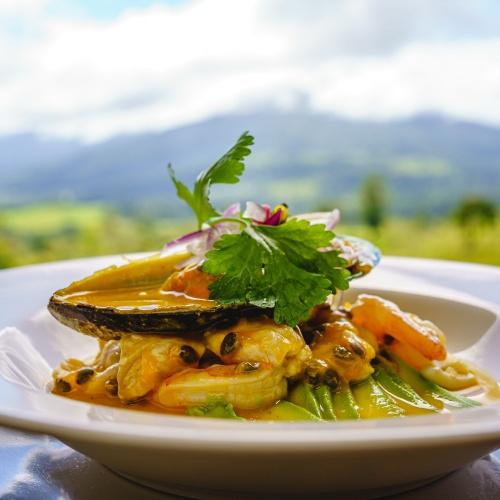 Traditioneel gerecht genaamd Ceviche