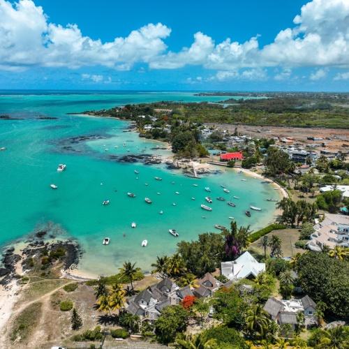 Mauritius van bovenaf