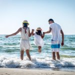 Familie strand