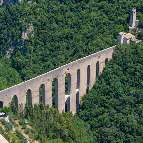 Ponte Delle Torri Aquaduct in Spoleto