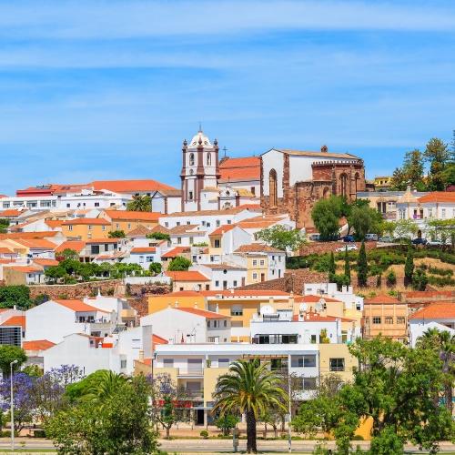 Foto van het plaatsje Silves