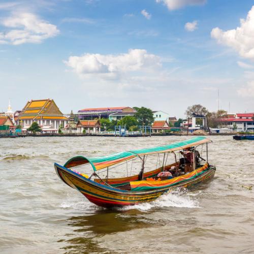 Chao Phraya Rivier - longtail boot