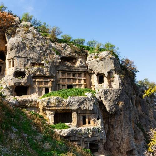 Rots graven nabij Fethiye
