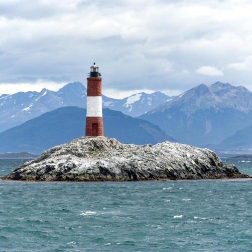 Ushuaia, vuurtoren Les Éclaireurs