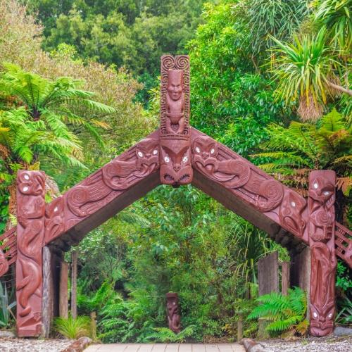 Maori houtsnijwerk Rotorua