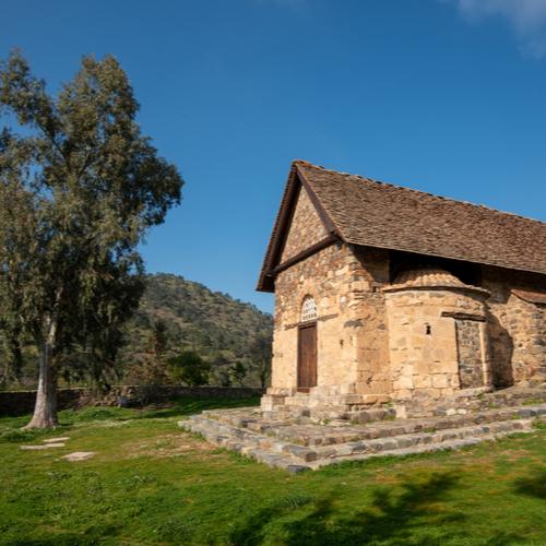 Kerk in het Troodos Gebergte