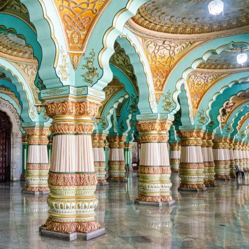 Mysore Palace Interieur, Mysore
