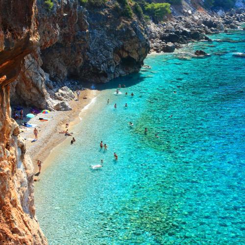 Strand van Dubrovnik