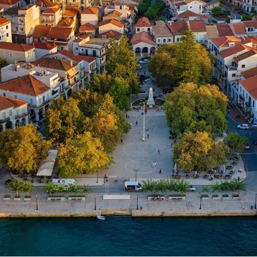 Pylos, centrale plein