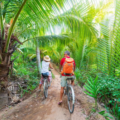 Fietsen door de Mekong Delta