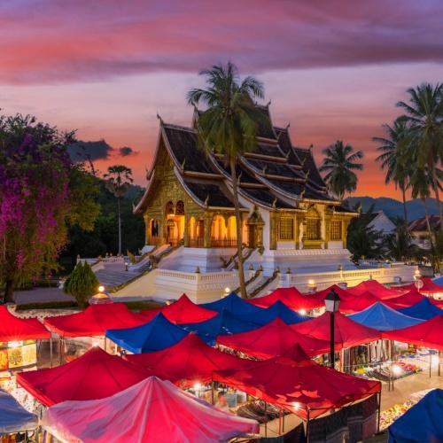 Luang Prabang, avondmarkt