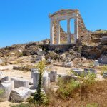 Het eilandje Delos bij Mykonos