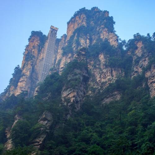 Zhangjiajie National Park, Bailong Elevator