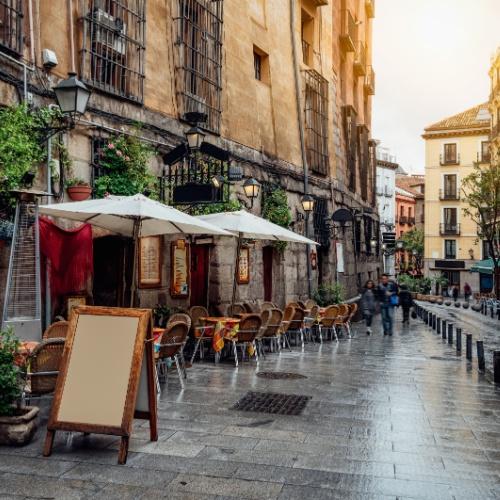 Madrid, restaurant