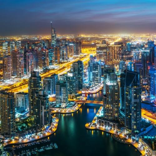 Dubai by night