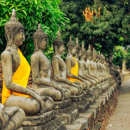 Ayutthaya boeddha beelden