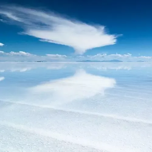 De zoutvlaktes van Uyuni
