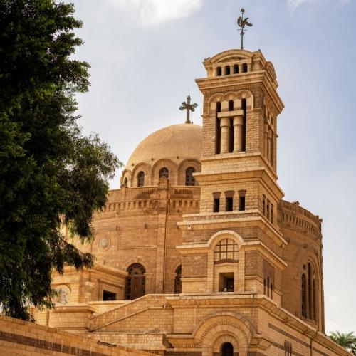 Koptische wijk in Cairo