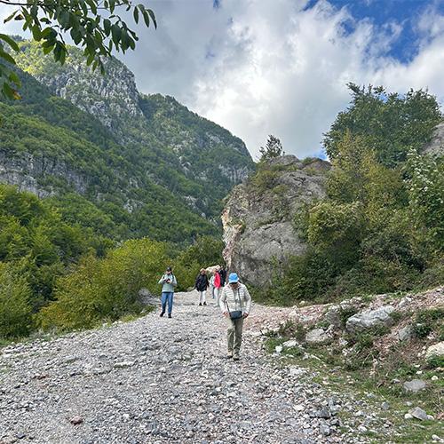 NRV reizigers Theth Nationaal Park