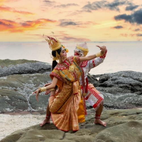 Traditionele dansers Thailand