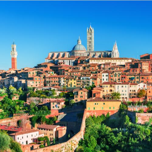 Siena, dorpje