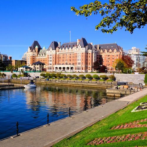 Empress Hotel in de wijk Inner Harbour