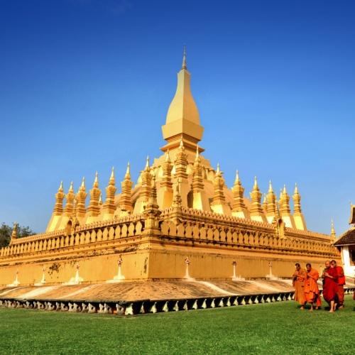 Pha That Luang in Vientiane