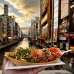 Lokale lekkernij in Osaka