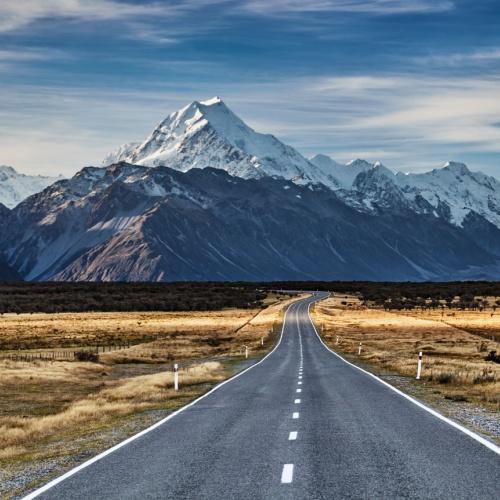 Onderweg naar Mount Cook