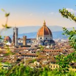 Uitzicht op de kathedraal van Florence