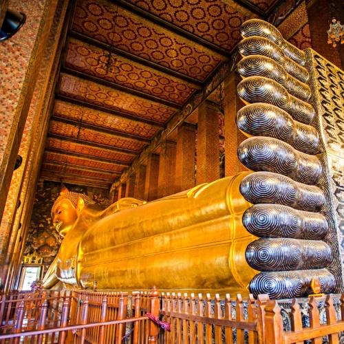 Gouden liggende boeddha van Wat Pho