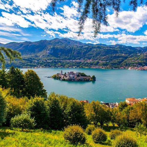 Lago d'Orta, eilandje