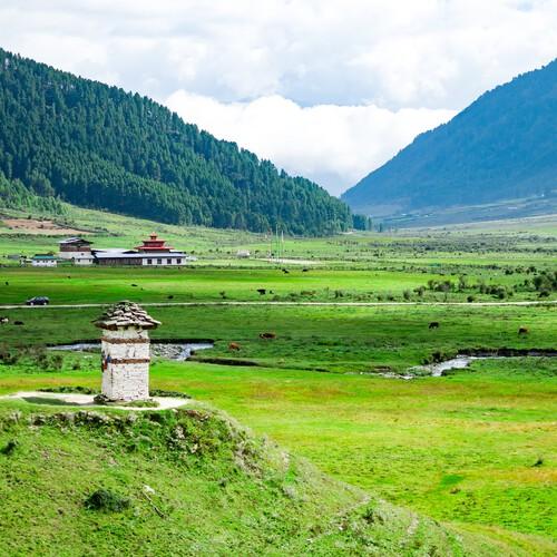 Phobjikha vallei