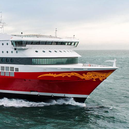 Ferry richting Denemarken
