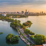 Hanoi vanuit de lucht