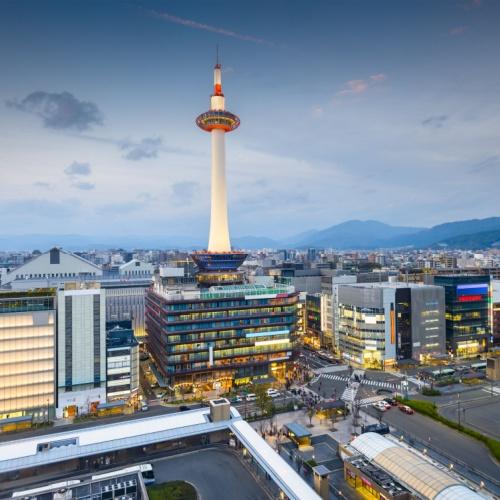 Kyoto, skyline 