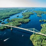 Luchtfoto Thousand Islands Nationaal Park