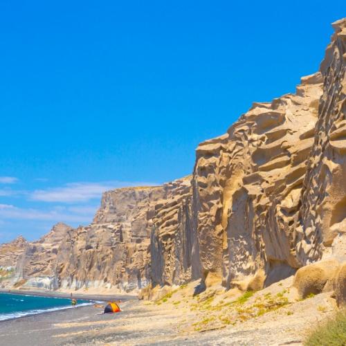 Santorini, strand