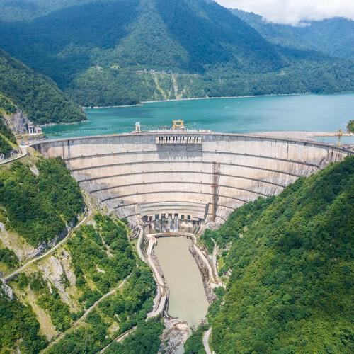 Enguri-dam, Georgië