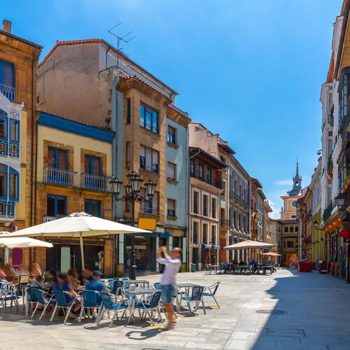 Oviedo, terrassen