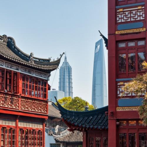 Shanghai, contrast oud en nieuw