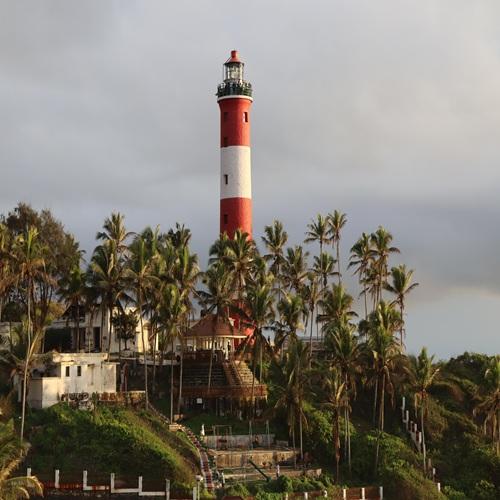 Vuurtoren in Kovalam