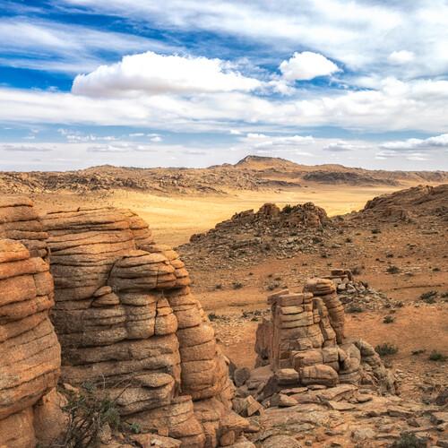 Baga Gazariin Chuluu, rotsformaties, Mongolië