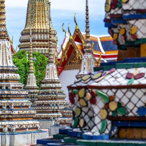 Wat Pho kleurrijke buitenkant