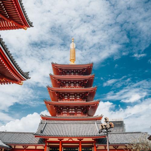 Sensoji-tempel in Tokyo