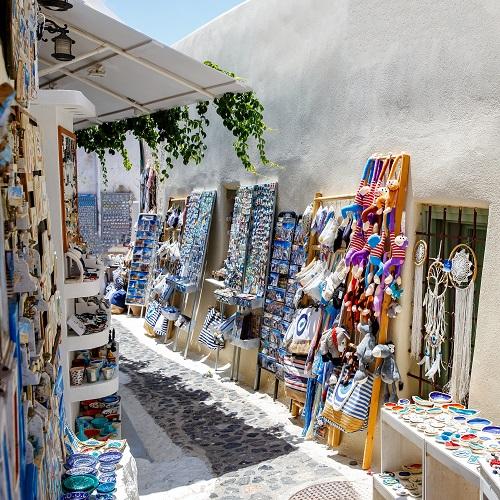 Souvenirs op Santorini