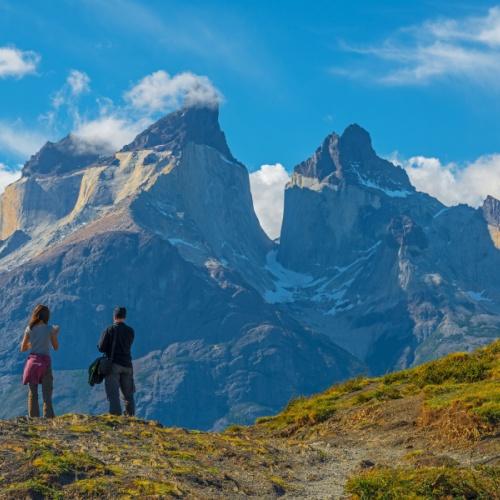 Majestueus uitzicht in Puerto Natales