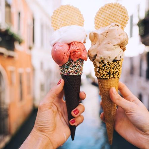 Ijsjes in Italië